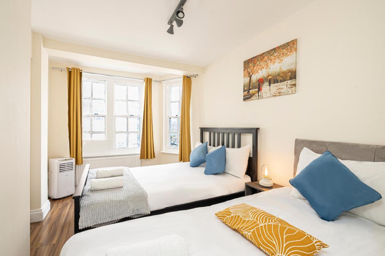 Nice 3 Bedrooms apartment near Hyde Park&Oxford St Londen Kamer foto